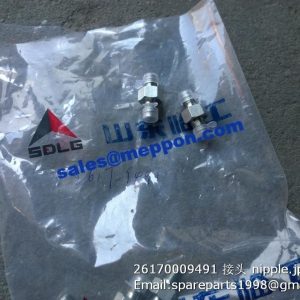 26170009491 nipple SDLG EXCAVATOR PARTS