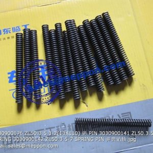 3030900176 ZL50.3.5.3-2(13X110) PIN 3030900141 ZL50.3.5-6 SPRING 3030900142 ZL50.3.5-7 SPRING PIN
