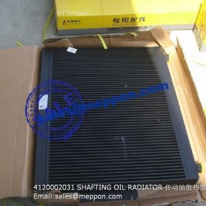 4120002031 SHAFTING OIL RADIATOR sdlg spare parts