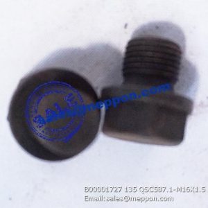 B00001727 135 QSC587.1-M16X1.5 PLUG 4110000036080 PS08706 4110000997067