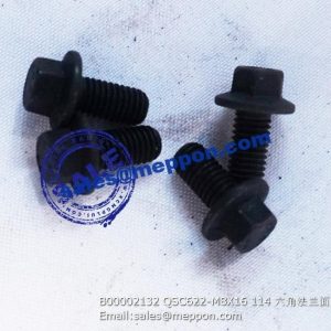 B00002132 QSC622-M8X16 114 Bolt,Hex Flange Head Cap PS08883 4110000997095 4110000036103