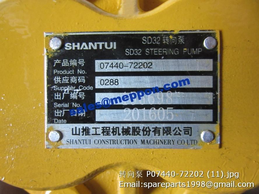 steering pump 07440-72202 shantui spare parts – Meppon Co., Ltd