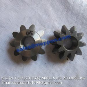 bevel gear 75201274 860115191 Z00360139A