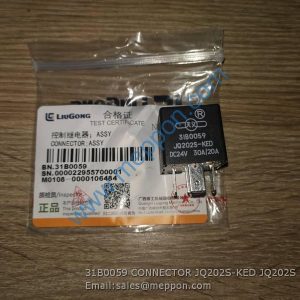 31B0059 CONNECTOR JQ202S-KED JQ202S LIUGONG
