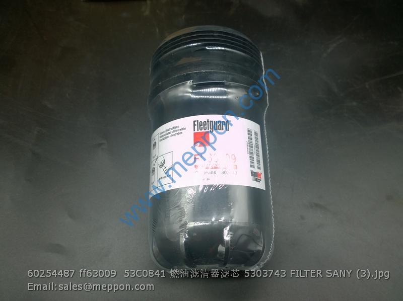 60254487 ff63009 53C0841 5303743 FILTER SANY