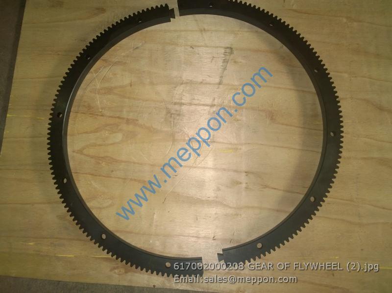 617002000208 GEAR OF FLYWHEEL WEICHAI