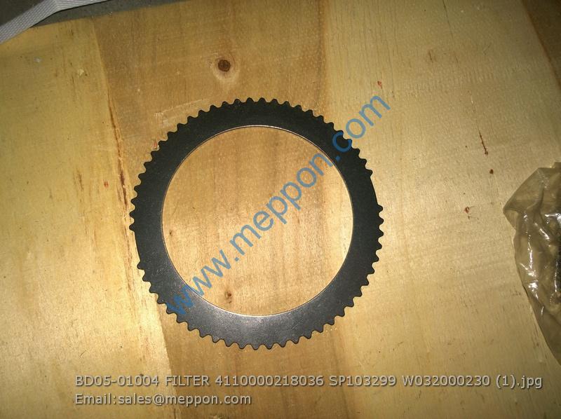 BD05-01004 FILTER 4110000218036 SP103299 W032000230