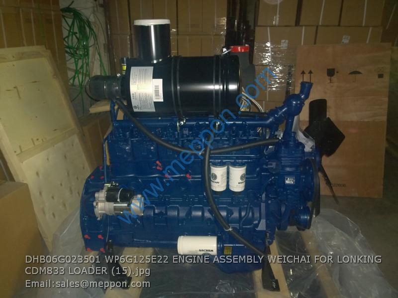 DHB06G023501 WP6G125E22 ENGINE ASSEMBLY WEICHAI FOR LONKING CDM833 LOADER