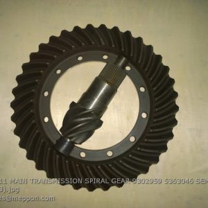 W44008011 MAIN TRANSMISSION SPIRAL GEAR 9302959 5363046 SEM ROAD ROLLER