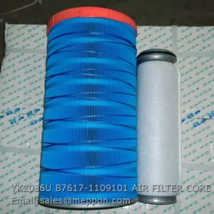 YK2036U B7617-1109101 AIR FILTER CORE YUCHAI