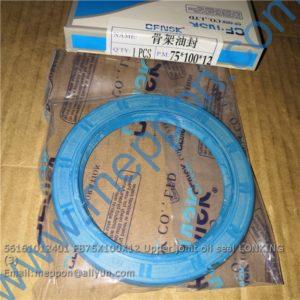 56161012401 FB75X100X12 Upper joint oil seal LONKING