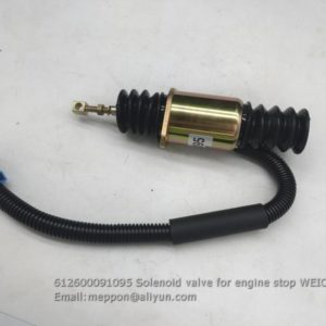 612600091095 Solenoid valve for engine stop WEICHAI