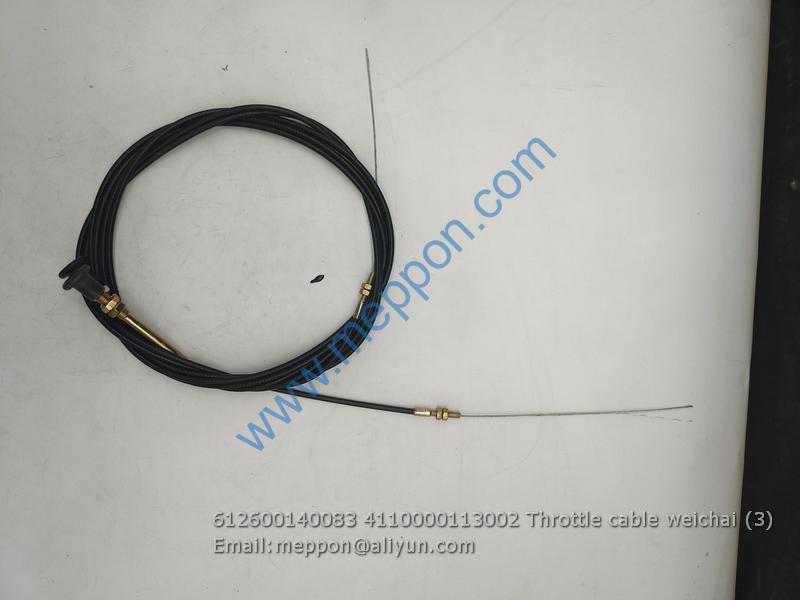 612600140083 4110000113002 Throttle cable weichai Meppon Co., Ltd