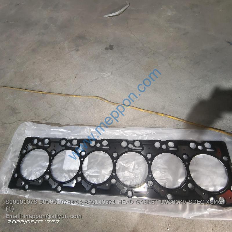S00001078 S00001078+04 860140371 HEAD GASKET LW300KV SDEC XCMG