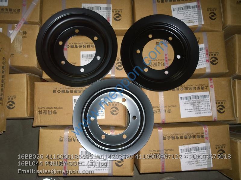 16BB026 4110000186695 W014203320 4110000907122 4110003675018 16BL045 PULLEY SDEC