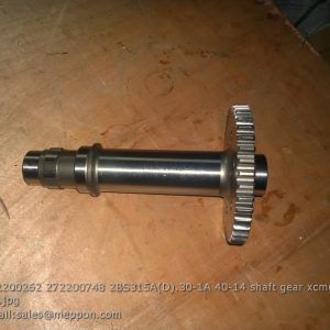272200262 272200748 2BS315A(D).30-1A 40-14 shaft gear xcmg zl50g