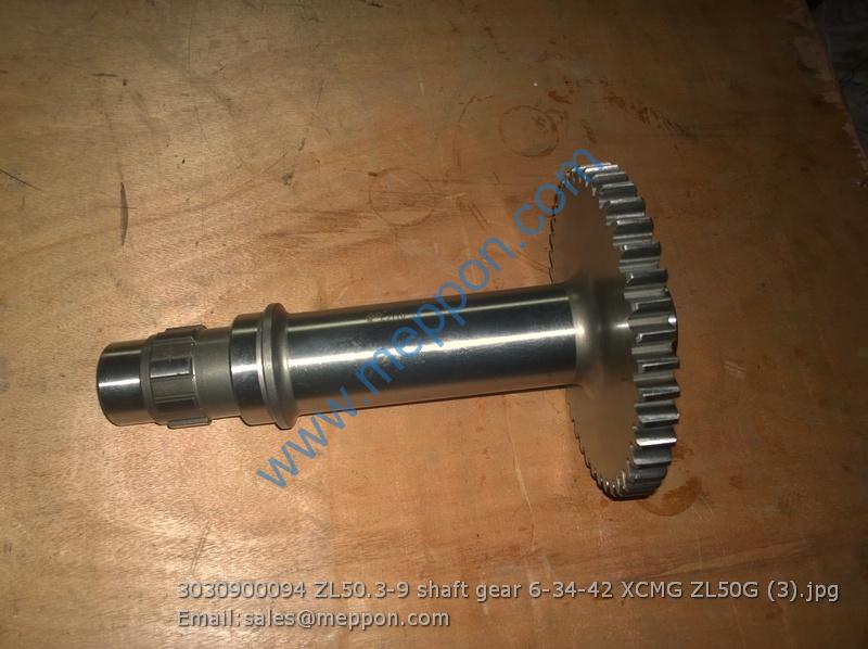 3030900094 ZL50.3-9 shaft gear 6-34-42 XCMG ZL50G – Meppon