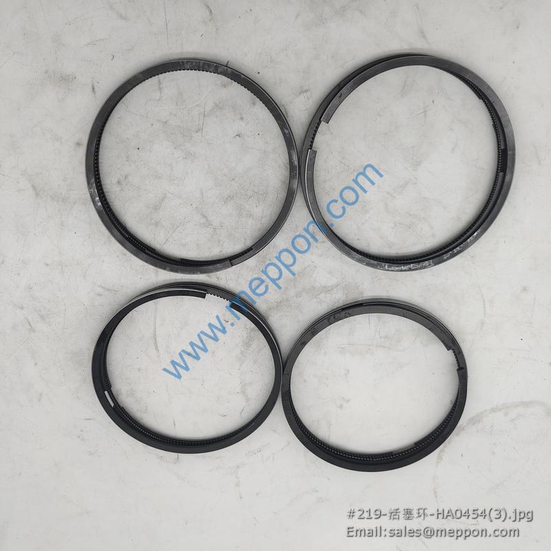 HA0454 YUNNEI PISTON RING 4102QBZ-04-002A~003A, 4102QBZ-04.01B