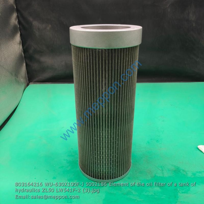 803164216 WU-630X100F-J 5002186 Element of the oil filter of a tank of hydraulics ZL50 LW541F