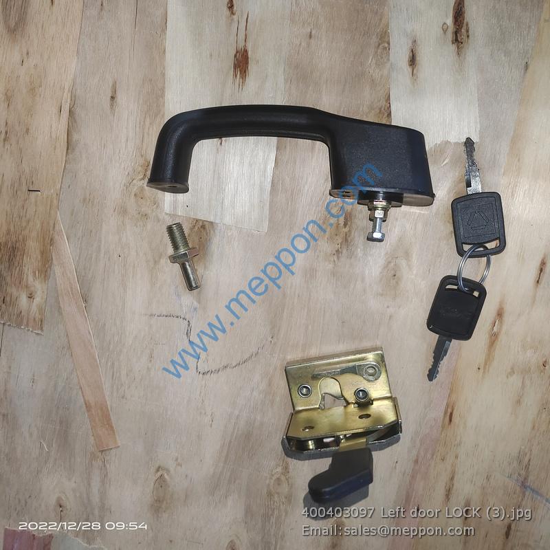 400403097 Left door LOCK DS502BL LW180K, LW200KV, LW200K, LW180KV XCMG PARTS