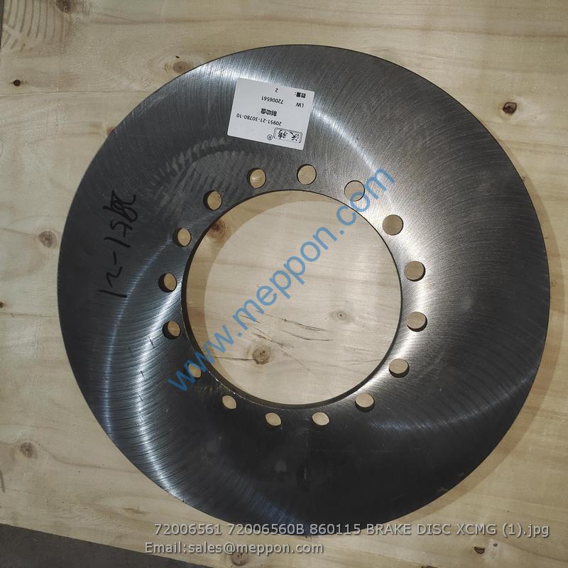 72006561 72006560B 860115 BRAKE DISC XCMG