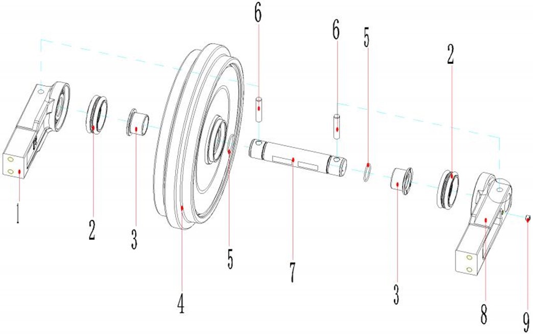 SANY SY75C SY75C3I3R EXCAVATOR parts catalog 27 – Meppon Co
